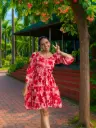 Cute Butterfly Pattern Dress
