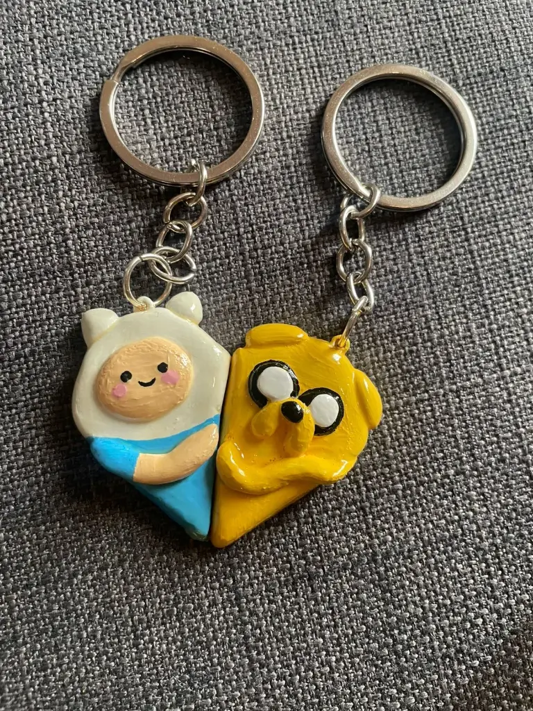 Adventure time Couple Keychain