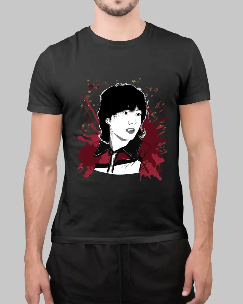 BTS Jungkook T-shirt (36, White)