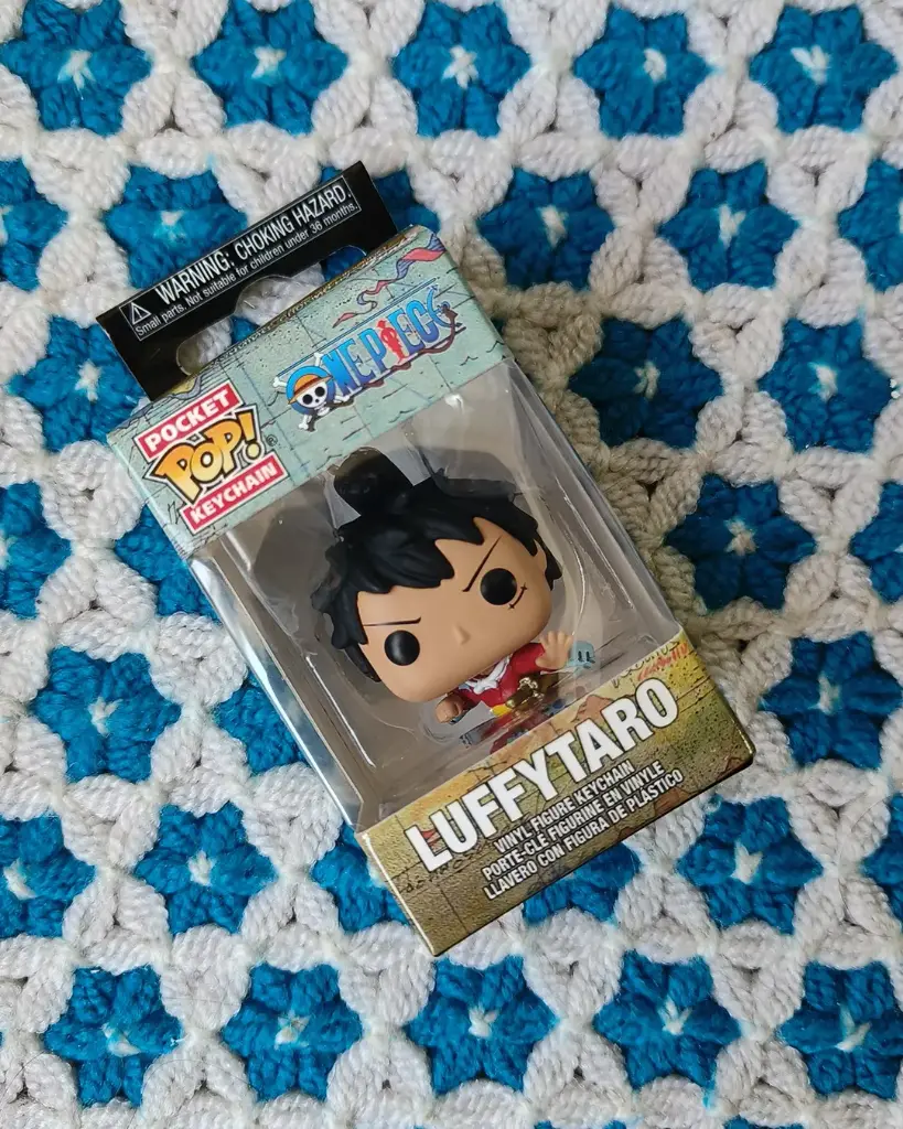 Luffy Taro Funko Keychain