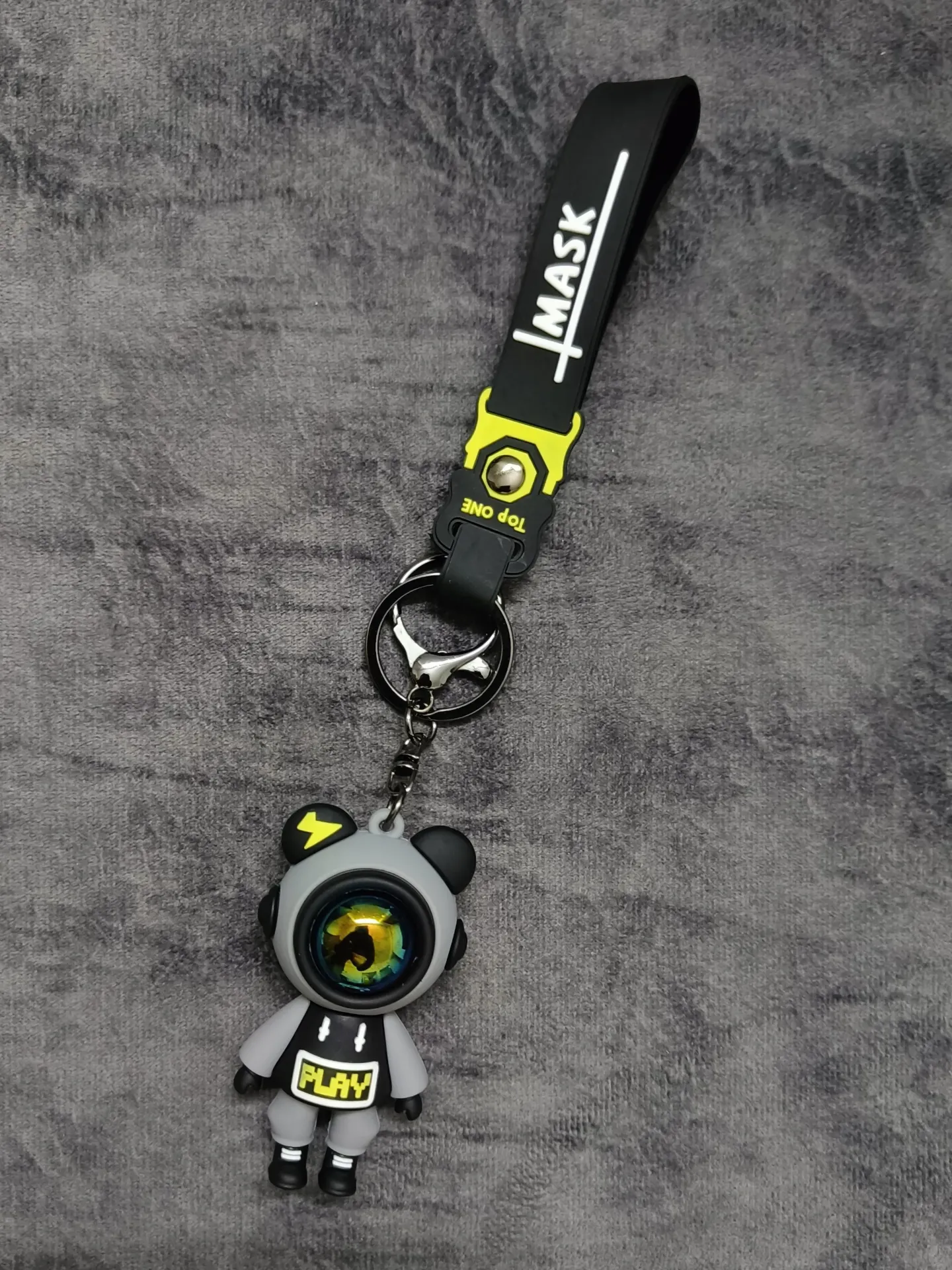 Astronaut Grey Keychain