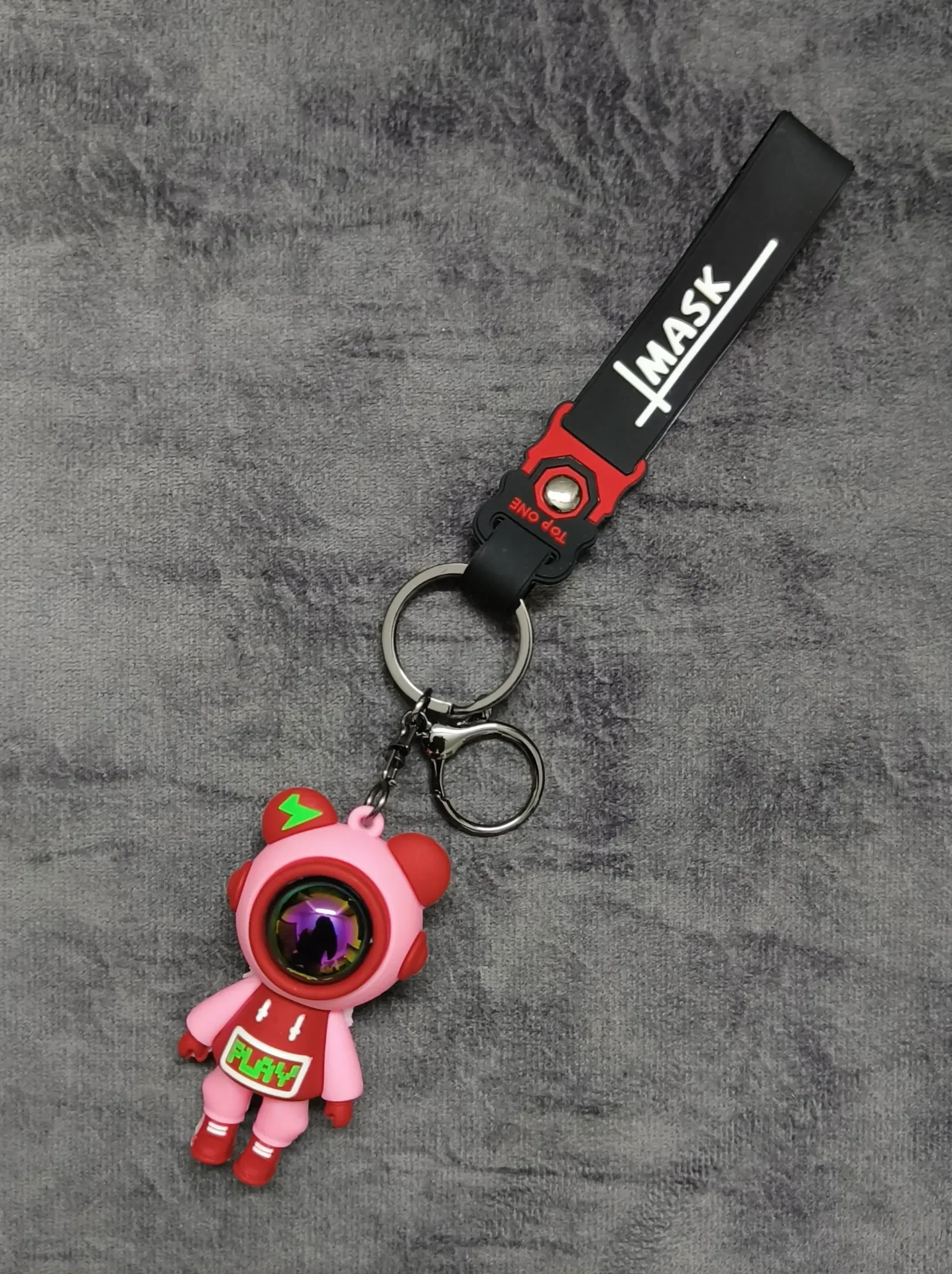 Astronaut Pink Keychain