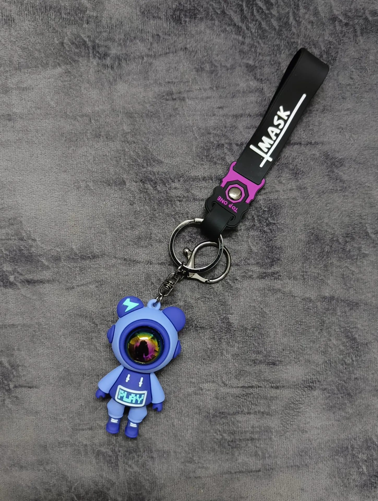 Astronaut Blue Keychain