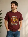 Still Chilling Brick Red T-shirt
