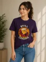 Still Chilling Purple T-shirt