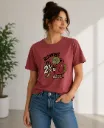 Running on 2% Coral Red T-shirt