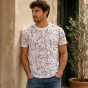 Island in the Sky White & Red Unisex Tshirt