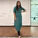 Cyan Full length Kurti