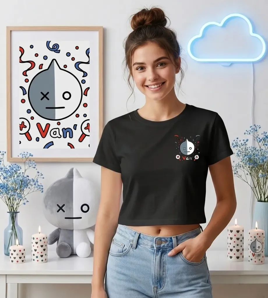 Van Crop T-shirt