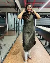 Olive Green Full length Kurti