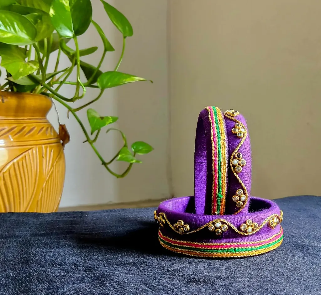 Set of 4 thread bangles  03