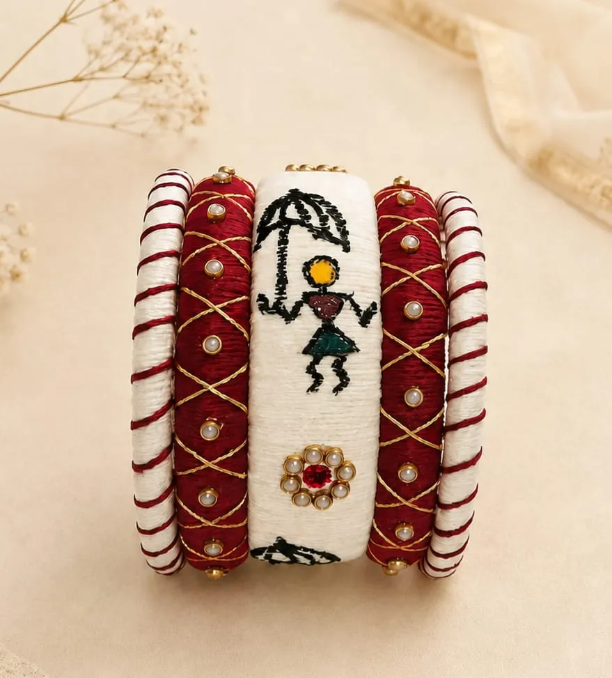 Warli Art bangles