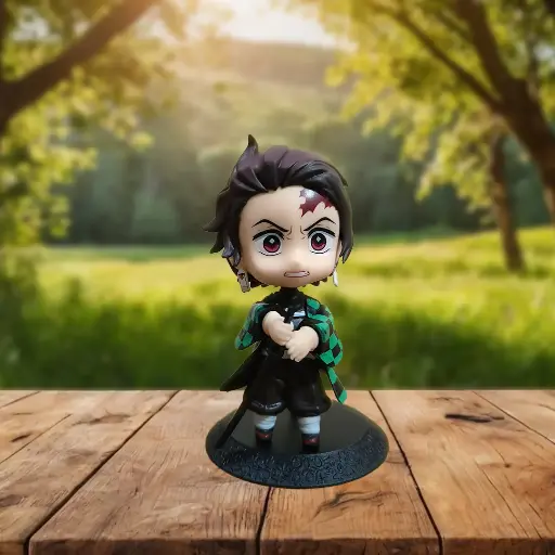 Mini Tanjiro Action Figure