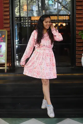 Spring Sun Dress ( Full Sleeve )