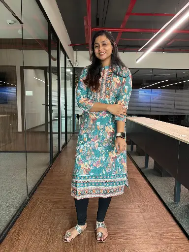 Floral Green Kurti