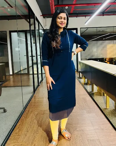 Navy Blue kurti